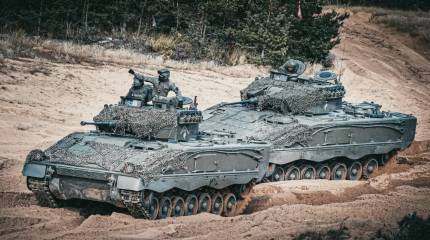 «Обеспечивает лучшую защиту в своём классе»: Латвия закупила БМП Hunter