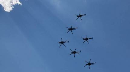 Показ пилотажной группы "Беркуты"