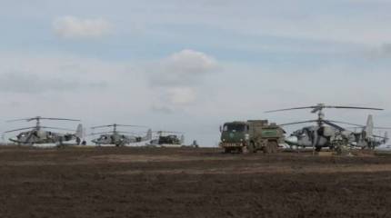 Минобороны РФ показало применение ударных вертолётов в ходе спецоперации на Украине