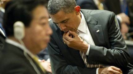 Жвачное животное испугалось русских танков