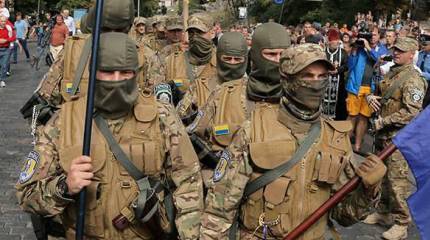 Вас, ряженых, пол-Киева. Как водитель поговорил с ветераном "АТО"