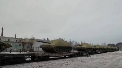 Партия модернизированных танков Т-72Б3М поступила в войска