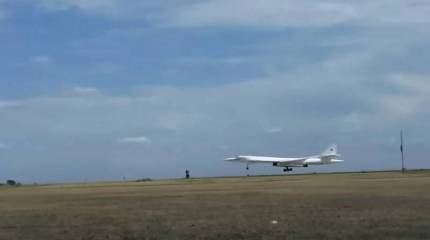 На российском аэродроме разместили послание противнику, которое попало на спутниковые снимки