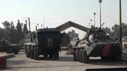 Российские военные выдвинулись на первое совместное с Турцией патрулирование