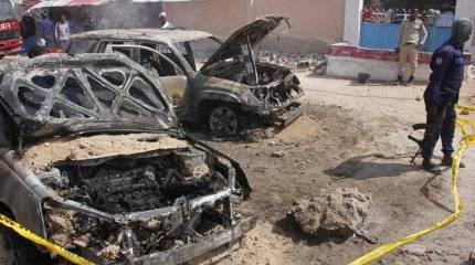 Двойная атака камикадзе на президентский дворец