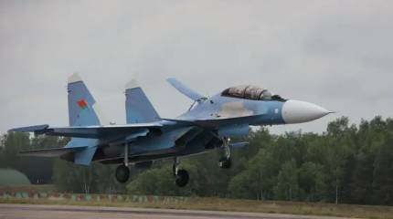«Новейшие машины с улучшенными характеристиками»: Белоруссия получила новую партию многоцелевых истребителей Су-30СМ2