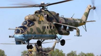 Модернизированную версию вертолёта Ми-24П представили на МАКС-2019
