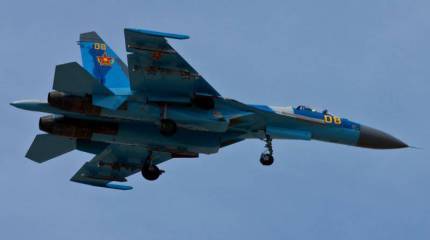 В Казахстане разбился истребитель Су-27