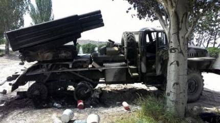 Почти 70 единиц военной техники украинских войск стали трофеями ополченцев