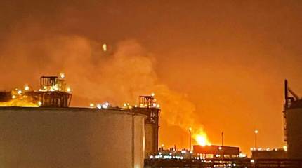 Взрыв на катарском заводе СПГ в Рас-Лаффане был слышен даже в соседнем Бахрейне