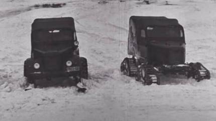 Советские снегоходные машины: испытания 60-летней давности