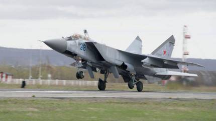 Впервые российские МиГ-31 находились в полёте 6 часов, проведя 3 дозаправки в воздухе