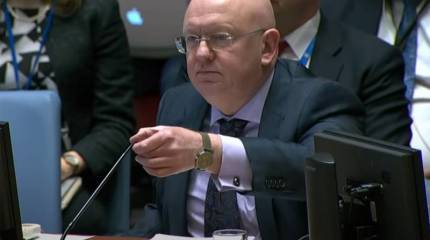 Василий Небензя в ООН: Ситуация с Навальным напоминает срежиссированную грязную игру