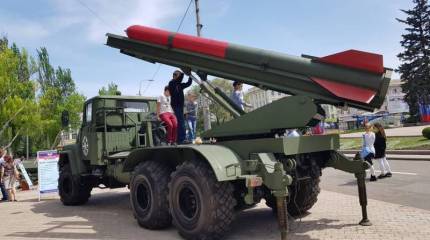 ДНР продемонстрировала ракетную систему «Снежинка» в действии