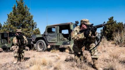 У бойца Нацгвардии из охраны Капитолия пропала винтовка с оптическим прицелом