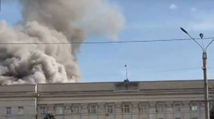 ВСУ ударили по зданию администрации Херсонской области в момент проведения в нём совещания