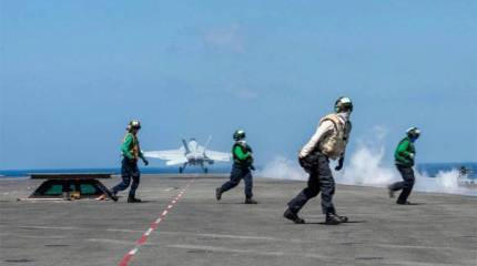 В Китае: авианосец "Рональд Рейган" попал в ловушку в Южно-Китайском море