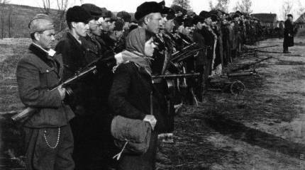 Шумел сурово Брянский лес