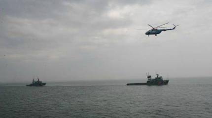 Крупномасштабные учения пограничников Азербайджана на Каспии