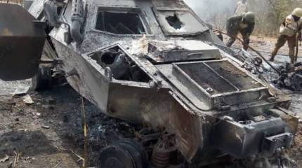 Турецкая «Кобра» не выдержала взрыва СВУ