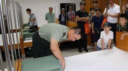 О заправке кроватей в китайской армии