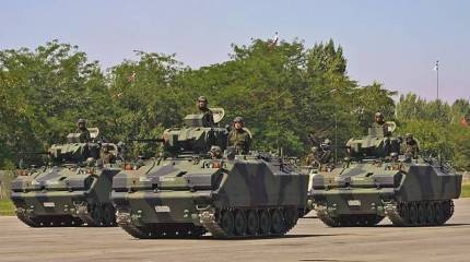 Уничтожение турецких БМП в Сирии попало на видео