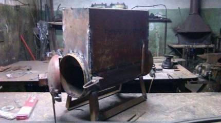 Новое украинское изобретение для зоны "АТО": печь для укроармии