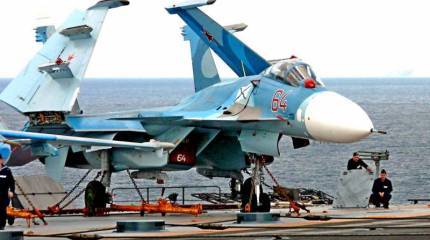 Палубный истребитель Су-33. Инфографика