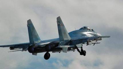 Лётчики СФ «отразили» воздушное нападение на боевые корабли