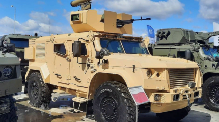 Первый российский бронеавтомобиль класса MRAP К-4386 ЗА-СпН продолжает испытания