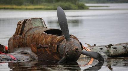 В Новосибирске отреставрируют Ил-2, обнаруженный на Кольском полуострове