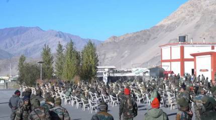 В Гималайском высокогорье реализуется проект по организации пограничных постов армии Индии с водопроводом и канализацией