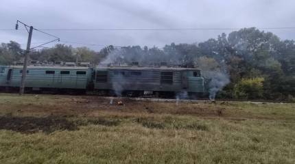 Всё чаще поступают данные об ударах по локомотивам, используемым ВСУ
