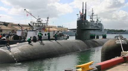 В Японию прибыла очередная подлодка ВМС США