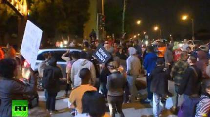 Акции протеста против произвола американской полиции накалили обстановку в  Сент-Луисе