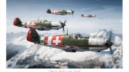 Как Люфтваффе воевали с «Швайцер Люфтваффе» и что из этого вышло!