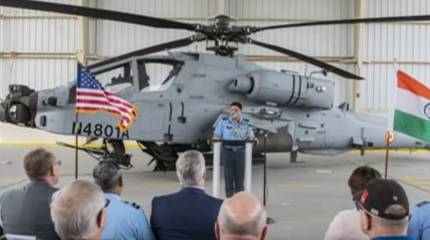 Индийские ВВС получили первый вертолёт Boeing AH-64E Apache Guardian