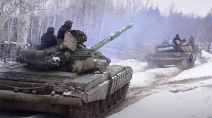 Украинский военный портал о маневрах в Луганской области: Танки Т-72 ВСУ готовятся к боевым действиям