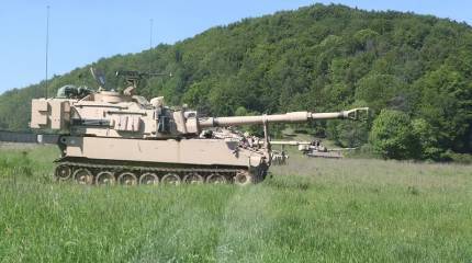 Российский «Ланцет» уничтожил на Покровском направлении американскую самоходку M109A6 Paladin ВСУ