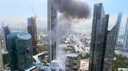 Một máy bay không người lái của Iran đã phát nổ gần Trung tâm Tài chính Quốc tế Dubai.