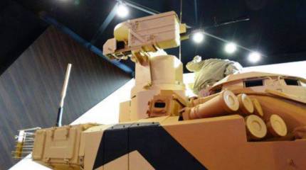 Новая пулемётная установка на танке Т-90МС