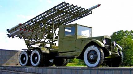 Боевая машина реактивной артиллерии БМ-13 «Катюша». Инфографика