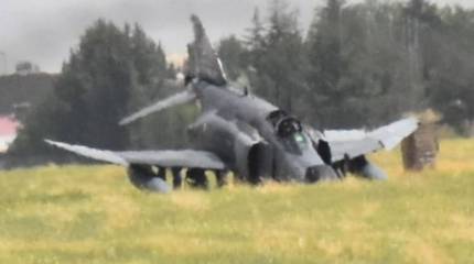 У турецкого «Фантома» развалилось шасси при посадке