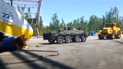 Оставшиеся от самого большого в мире самолёта Ан-225 «Мрия» фрагменты вывезли из аэропорта Гостомель