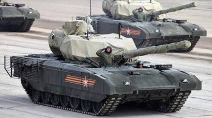 Российский танк Т-14 «Армата» обладает хорошей защитой от атак с любого направления
