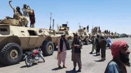 «Талибан» стянул военную технику к пограничному пункту на границе с Ираном