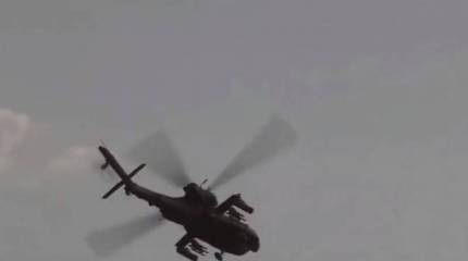 Хуситы публикуют видео уничтожения саудовского вертолета AH-64 "Апач"