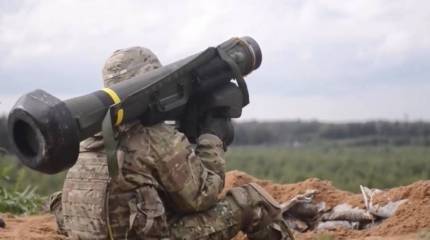 Украинские военные применили ракетный комплекс «Джавелин»