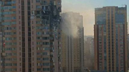 Попадание украинской ракеты в многоэтажку в Киеве пытаются выдать за прилёт российского «Калибра»