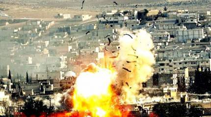 Американский TOW сжег заживо целую толпу сирийских солдат